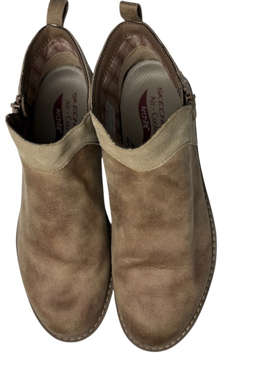 Skechers Arch Fit Mojave Ankle Boots Mushroom Women’s 11 Bootie Comfort Fall Spr - Picture 5 of 10